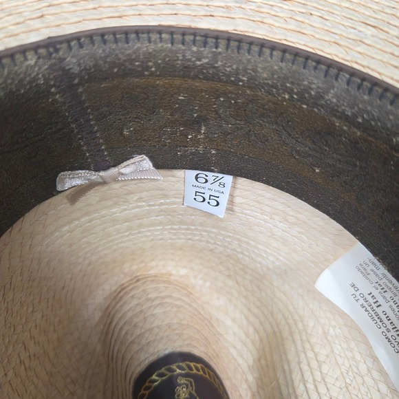 Vintage Larry Mahan's Collection by Milano Cowboy Hat Size 6 7/8" Made in USA - Picture 13 of 16